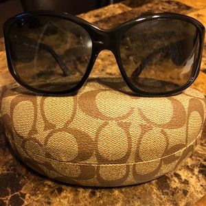 Coach Madeline sunglasses black with case